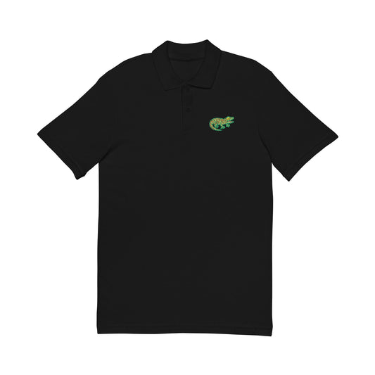 Gecko polo - Unisex Pique Polo Shirt (Embroidery)