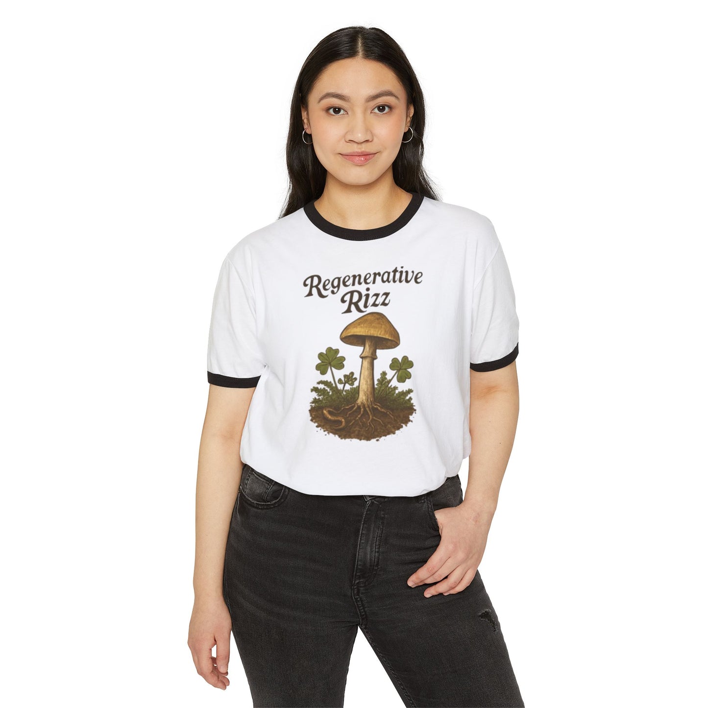 "Regenerative Rizz" Retro Nature Graphic Regenerative farming tee