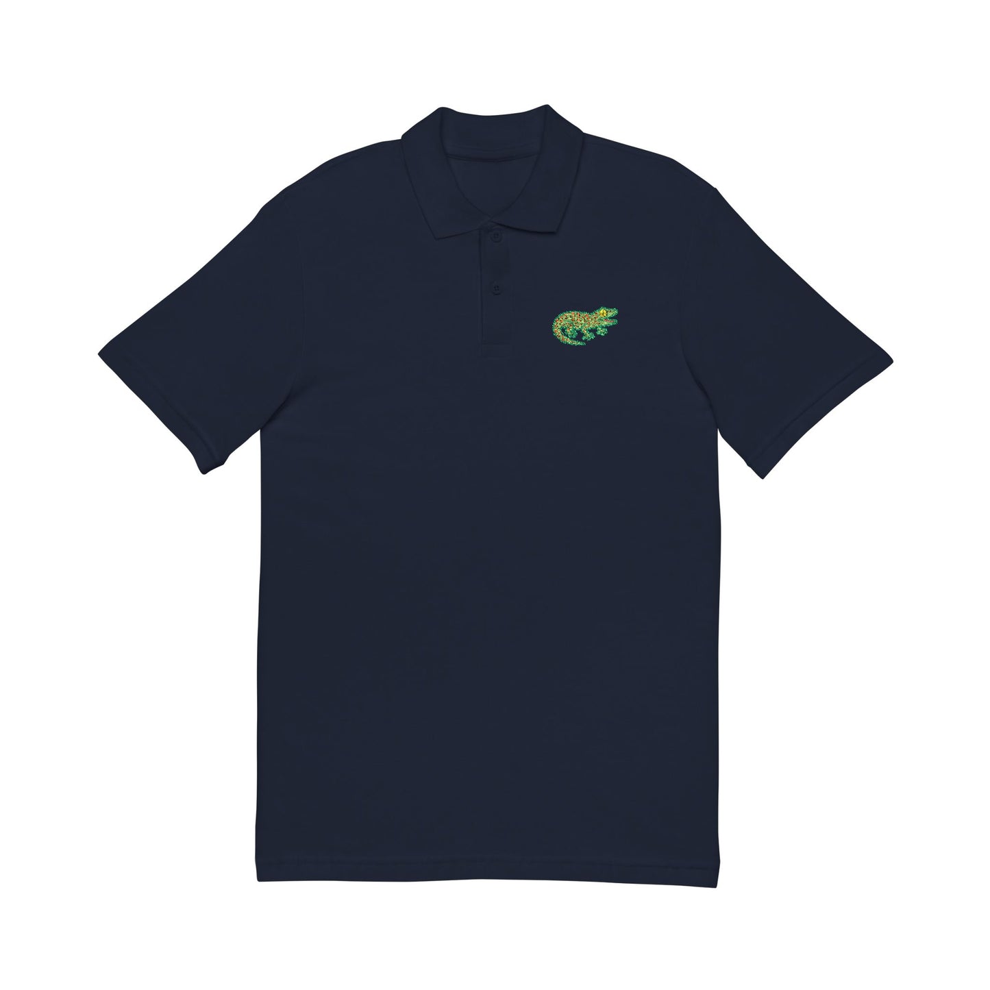 Gecko polo - Unisex Pique Polo Shirt (Embroidery)