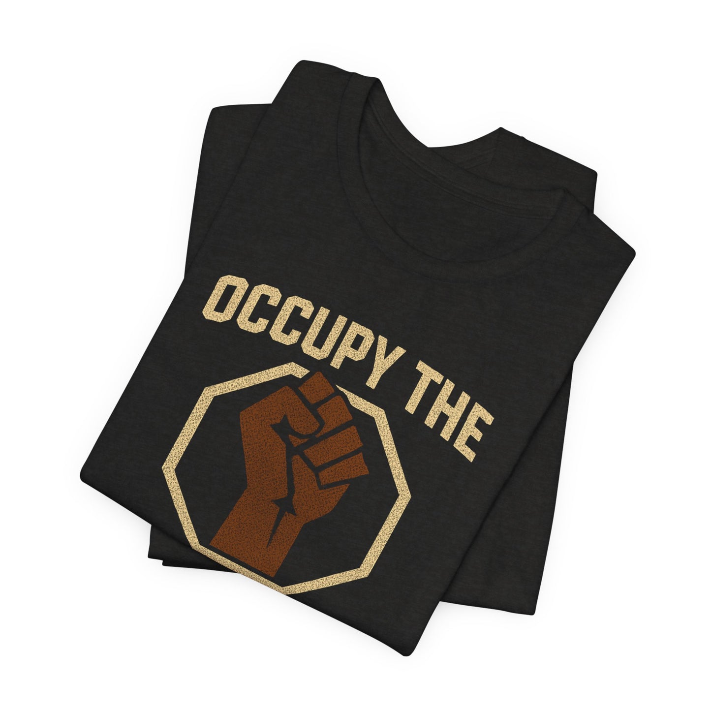 Occupy the Octagon Fist Tee — MMA Fight Fan Shirt