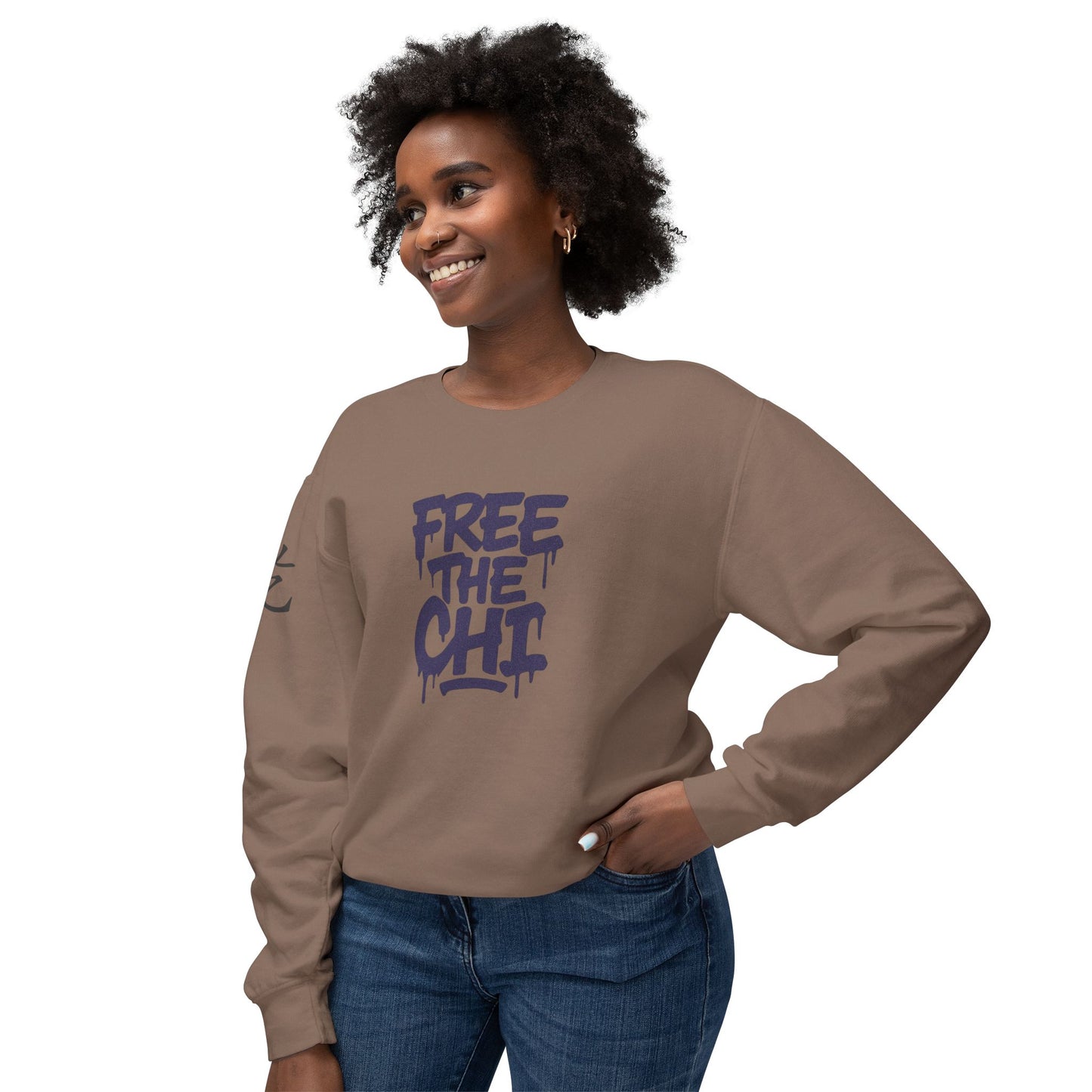 Free The Chi - Crewneck Sweatshirt — Urban Graffiti Streetwear