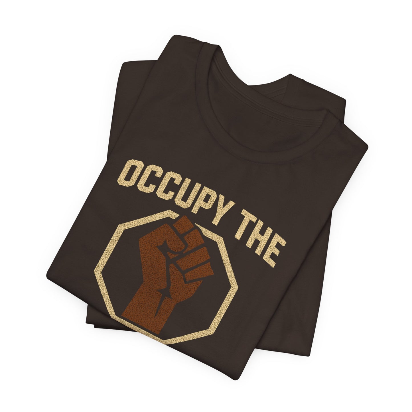 Occupy the Octagon Fist Tee — MMA Fight Fan Shirt