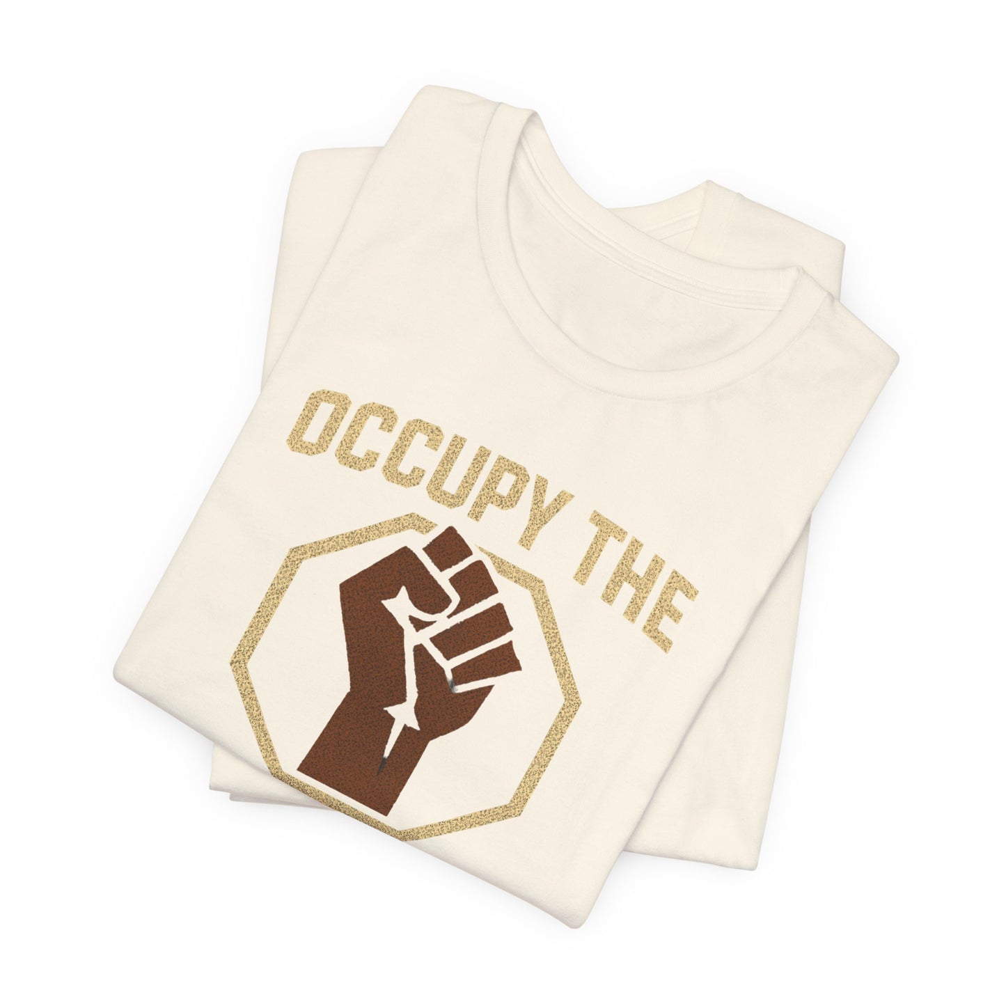 Occupy the Octagon Fist Tee — MMA Fight Fan Shirt