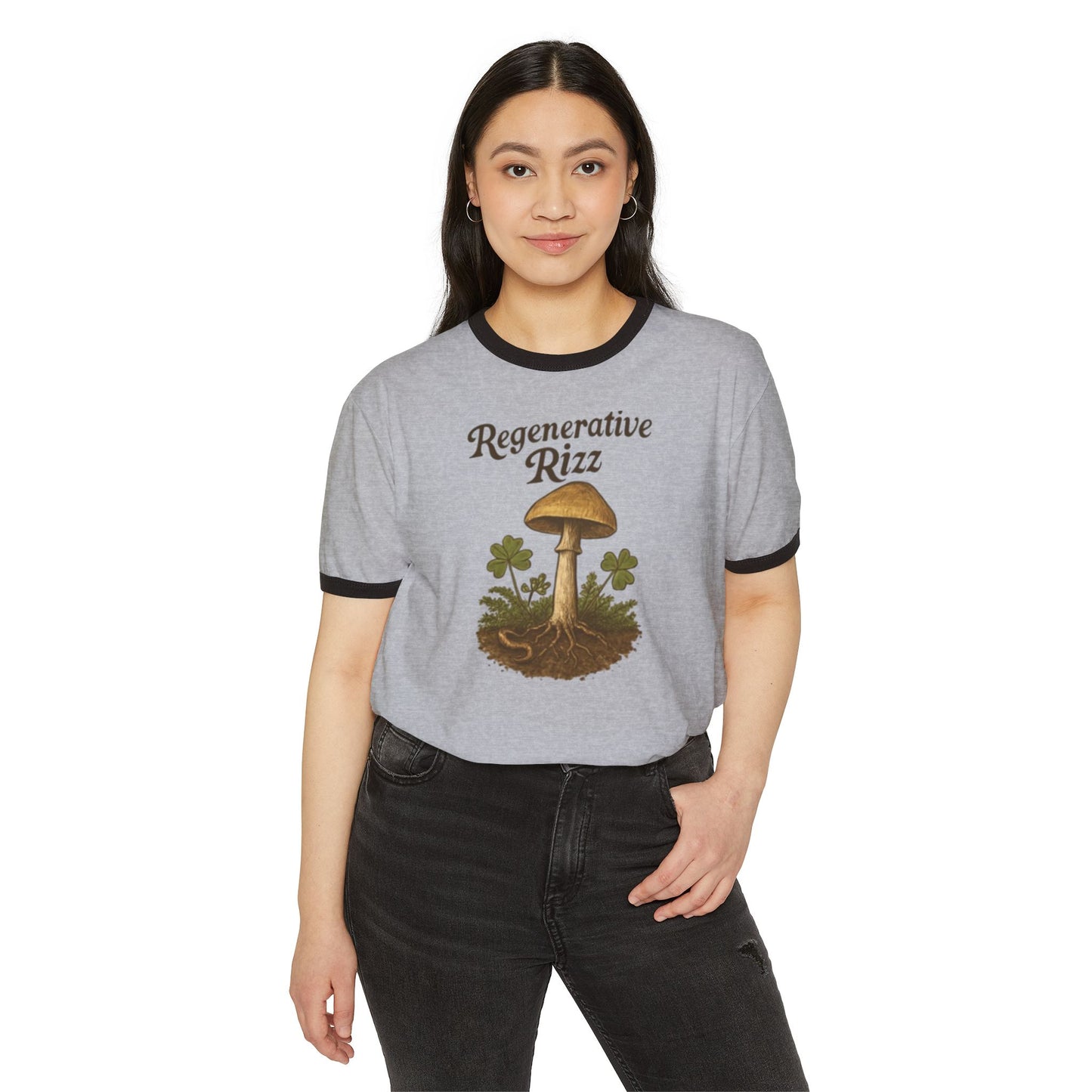 "Regenerative Rizz" Retro Nature Graphic Regenerative farming tee