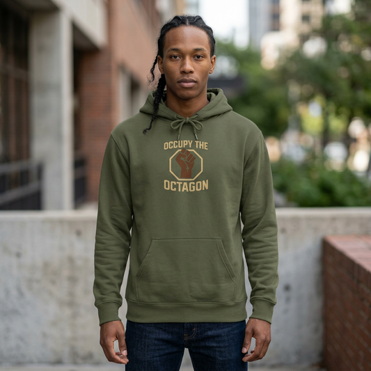 "Occupy the Octagon" MMA  Fist Graphic Hoodie