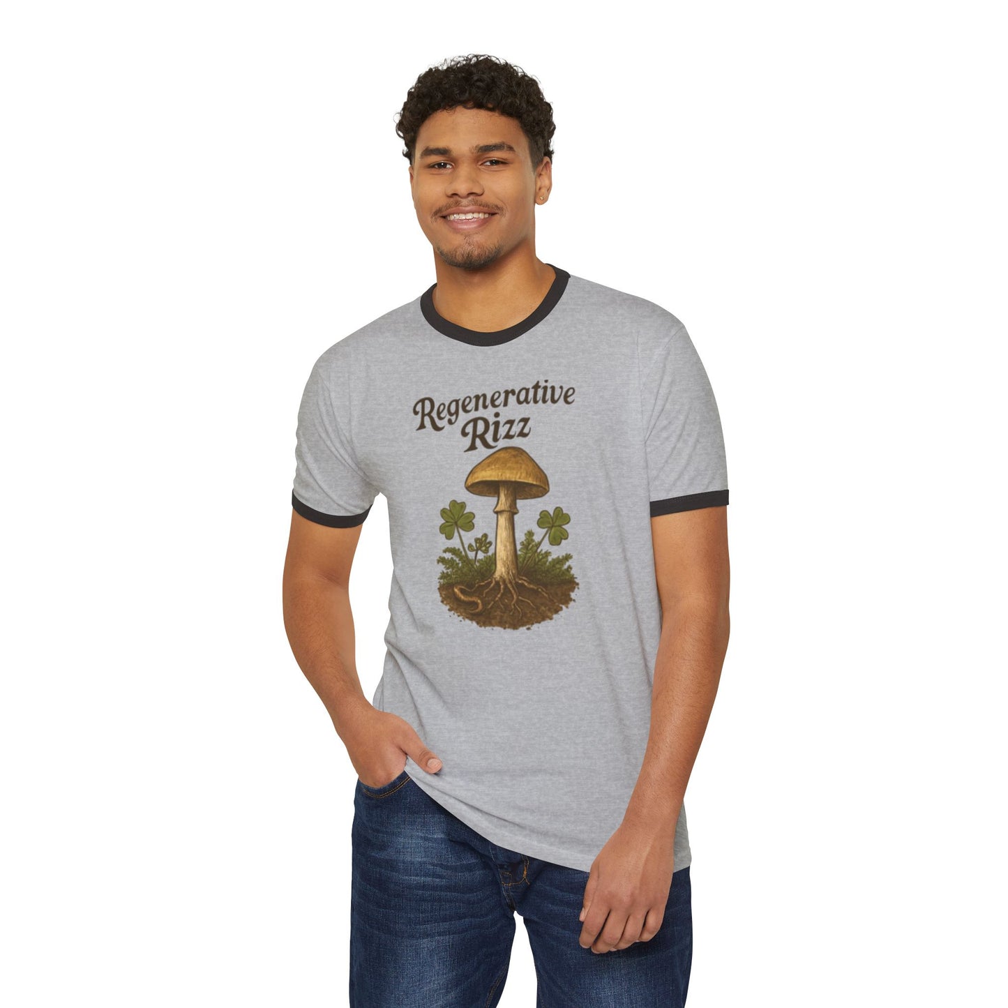 "Regenerative Rizz" Retro Nature Graphic Regenerative farming tee