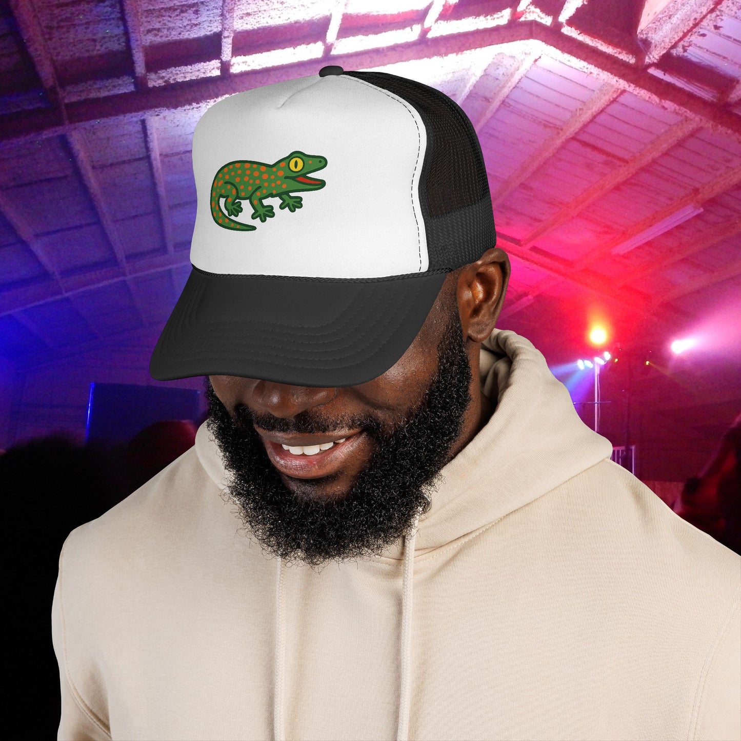 Gecko Trucker Hat
