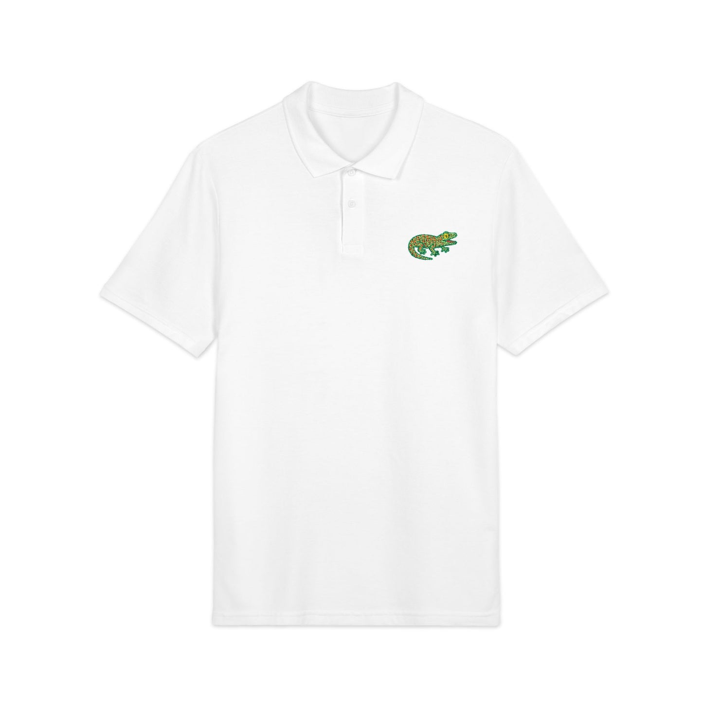 Gecko polo - Unisex Pique Polo Shirt (Embroidery)